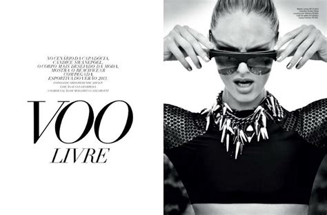 Smartologie Candice Swanepoel For Elle Brazil September 2012 Editorial