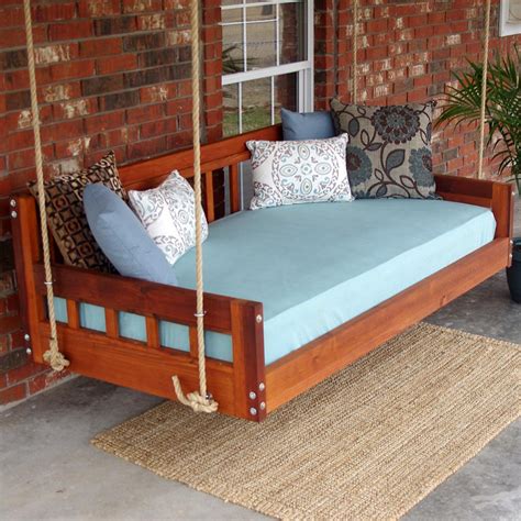 Tmp Outdoor Furniture American Red Cedar Daybed Swing Bed