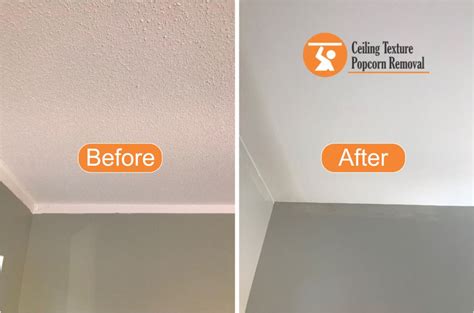 Take a look at two before and after's to see what a difference popcorn ceiling removal can make! Ceiling Texture Popcorn Removal - The Professional ...