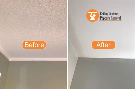 In some cases, there may be asbestos present in the ceiling, so it's always a good idea to consult with a pro before starting the project. Ceiling Texture Popcorn Removal - The Professional ...