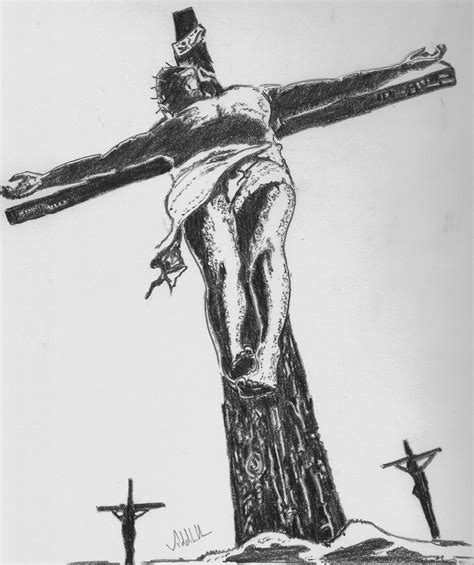 Jesus Christ On The Cross Drawings At Explore