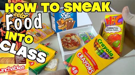 5 Genius Ways To Sneak Food Into Class When Youre Hungry School