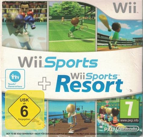 Nintendo Wii Sports Wii Sports Resort Pack Games