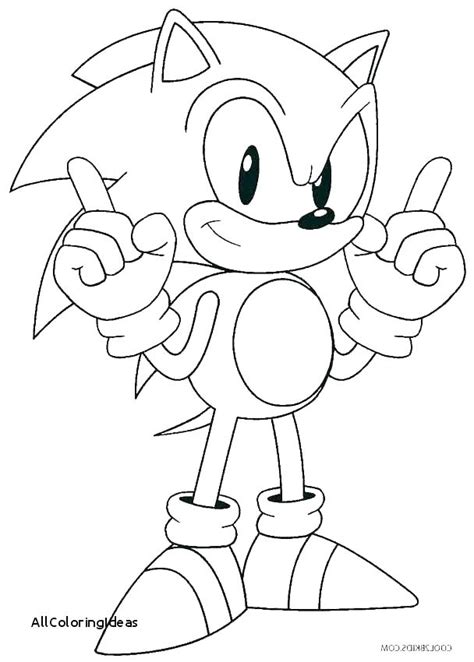 Sonic Coloring Pages Printable At Free Printable