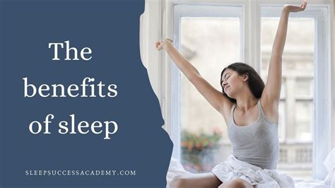 The Benefits Of Sleep
