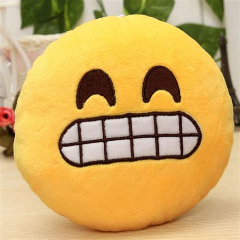 Cute Soft Smiley Emoji Pillow Funny Emoticon Cushion Stuffed Plush Toy