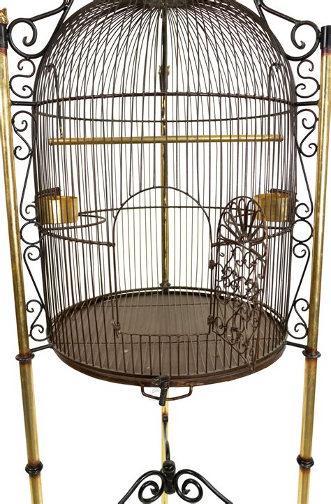 French Victorian Iron Bird Cage 1
