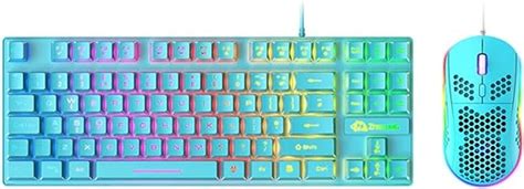 Ziyoulang T2 Wired Gaming Keyboard And Mouse Set Rgb Rainbow Backlit For