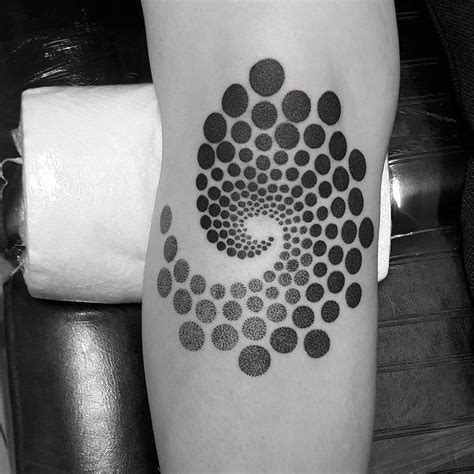 One of our trusted experts is waiting to give you the look you've always dreamed of. Blackwork dotwork halftone vector knee tattoo - Mark ...
