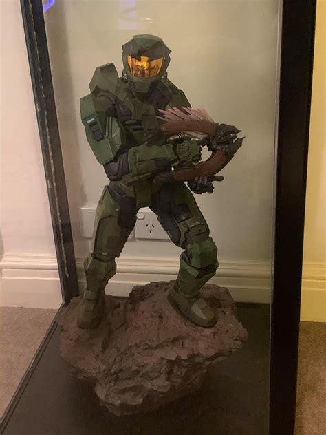 After Owning This Master Chief Statue For A Few Years I Was Finally