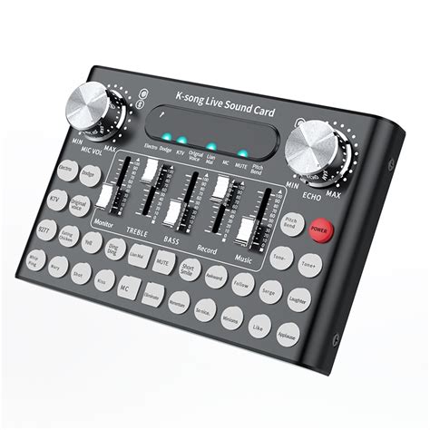 Select coupon fast delivery from russia. DC5V 1A K-Song Studio Audio Mixer Microphone Webcast ...
