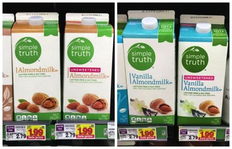 Together, simple truth and simple truth organic brands offer customers access to nearly 250 free from 101 items and organic products. Simple Truth Almondmilk Only $1.49 at Kroger!! (Reg Price ...