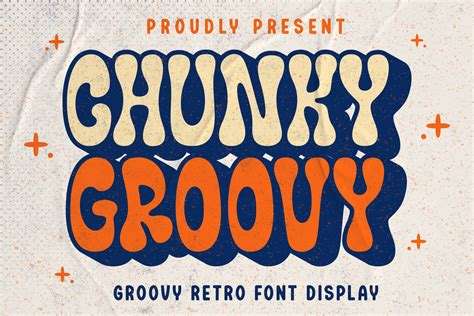 Chunky Groovy Font By Hoperative Design · Creative Fabrica