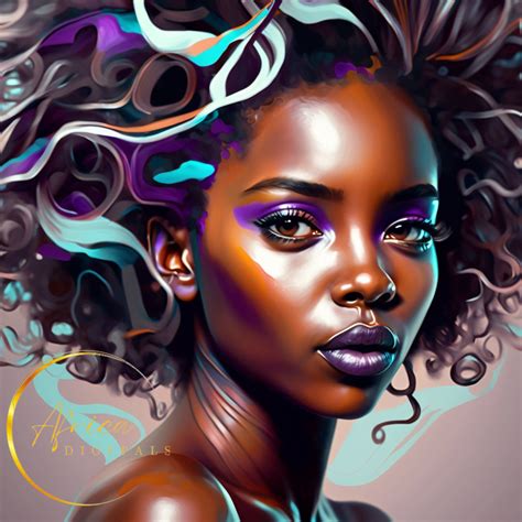 Africa Digitals Dreams Black Woman Afrofuturism Black Girl Magic