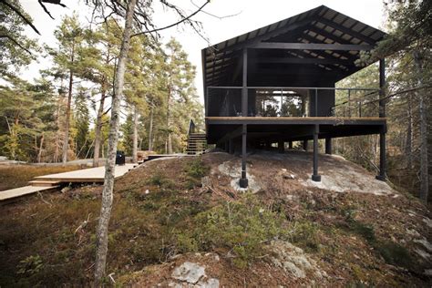 A Woodsy Cabin On A Swedish Island Ignant