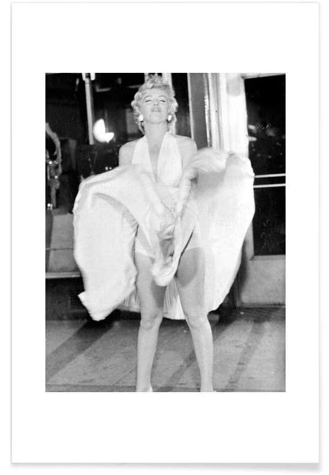 Marilyn Monroe 1954 Seven Year Itch Poster JUNIQE