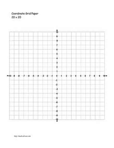 Graph Paper With Numbers Up To 20