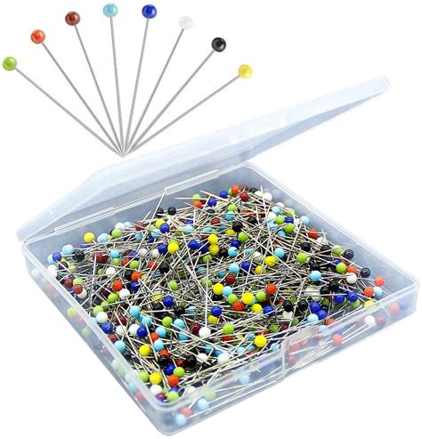 Quick Delivery 250pcs Sewing Pins Ball Glass Head Pins Straight Quilting Pins Diy Sewing Crwy