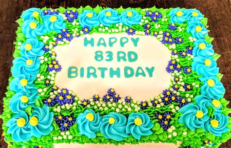 83rd birthday cake 83rd birthday birthday cake 83rd birthday t ideas