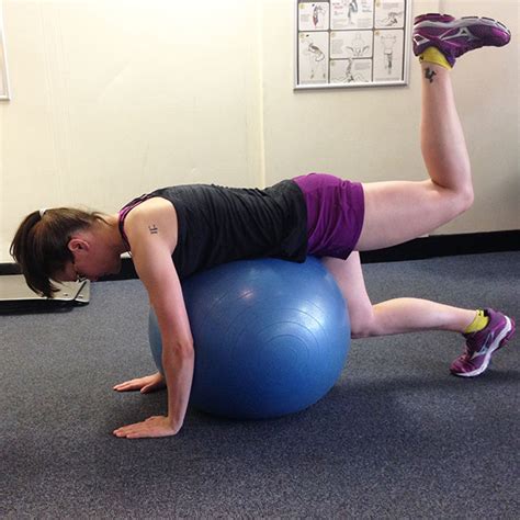 5 Swiss Ball Exercises For Strengthening Your Glutes Run And Become