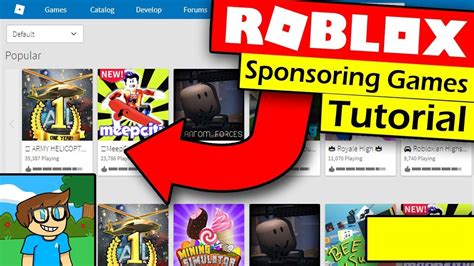 How To Sponsor Your Game On Roblox And Make Robux Sponsored Games
