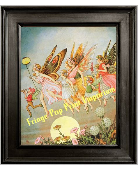 Art Nouveau Fantasy Fairies Art Print 8 X 10 Fairy Etsy