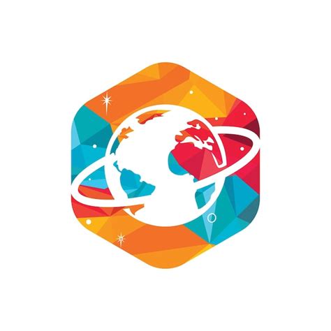 Premium Vector Planet Vector Logo Design Template