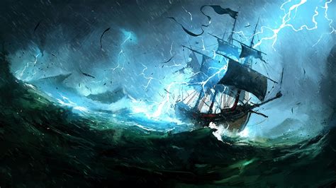 Sea Storm Wallpapers 4k Hd Sea Storm Backgrounds On Wallpaperbat