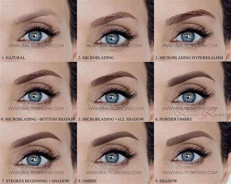 Microblading Eyebrows Shapes Blulopez