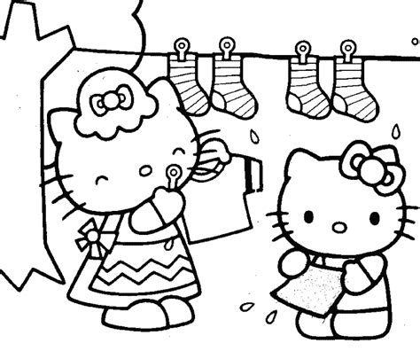 Gambar Mewarnai Anak Hello Kitty Mewarnai Paud Mewarna Buku 2023
