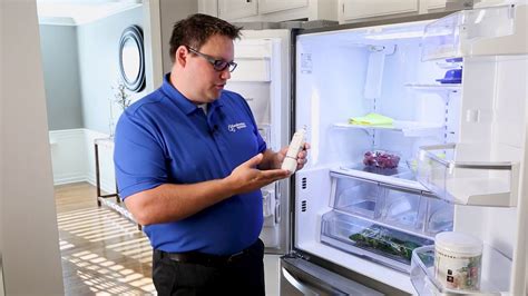 Pull the old water filter downward and remove it by gently pulling towards you. Change water filter on lg refrigerator MISHKANET.COM