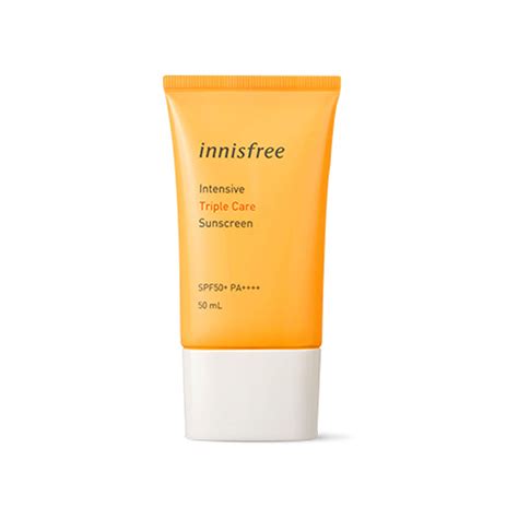 I think this sunscreen would work well for me as i sweat a lot when the weather's hot. Kem Chống Nắng Innisfree Intensive Triple Care Sunscreen ...