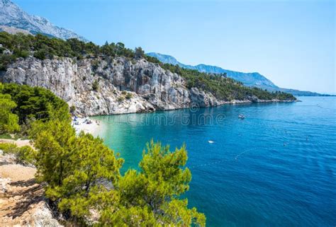 Nugal Beach Scenery In Croatia Stock Image Image Of Dalmatia Europe