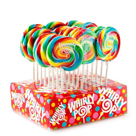 Rainbow Swirl Whirly Pops Lollipops And Suckers Bulk Candy Oh Nuts