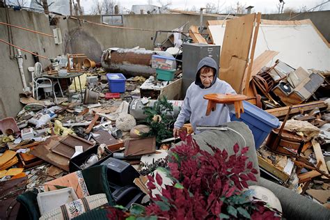 Aftermath Of Tornadoes That Hit Us Midwest Destroying Hundreds Of
