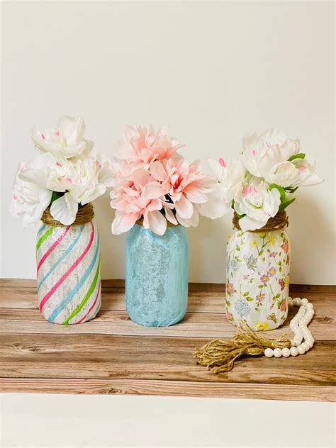 Easy Diy Mason Jar Vase To Display Flowers Run To Radiance