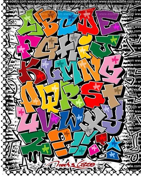 Letras De Graffitis Abecedario Muy Bonito Bodoniwasuni