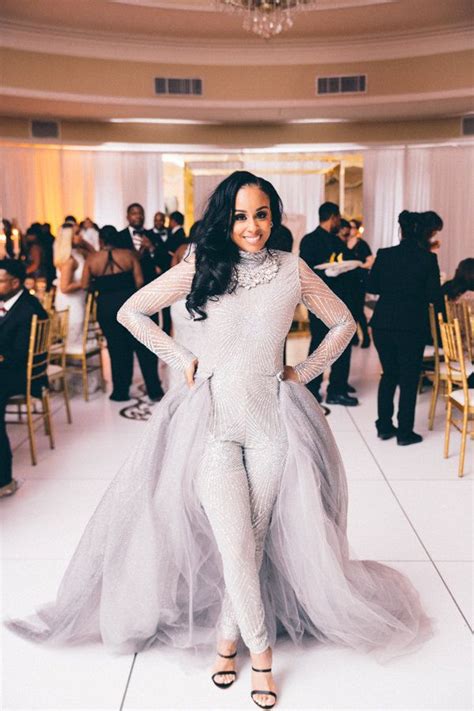Searching for a traditional, pretty white wedding dress? 16 Fierce Wedding Jumpsuits For Brides Who Don't Do ...