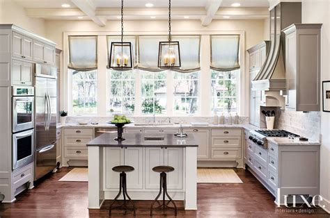 Discover inspiration for your french country kitchen remodel or upgrade with ideas for storage, organization photographer: Contemporary White Kitchen with French Windows ...