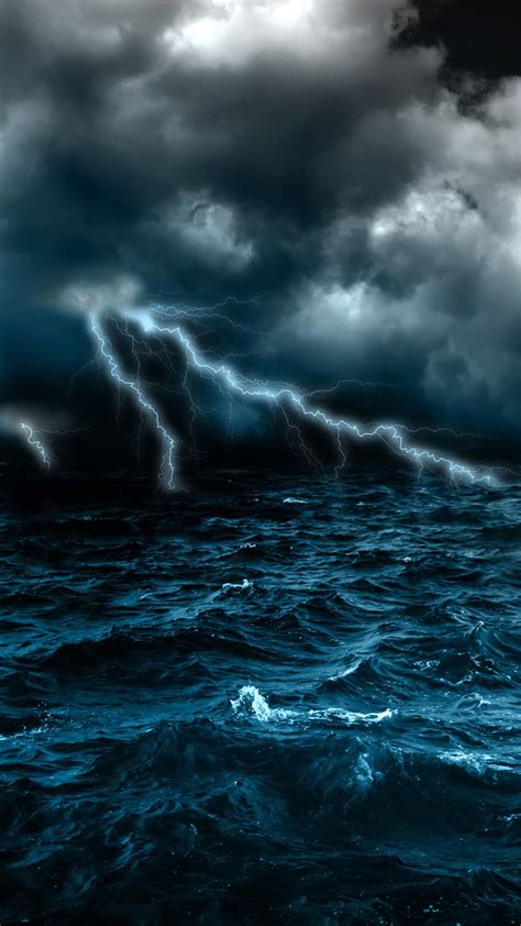 Storm scene | Ocean storm, Live wallpapers, Storm