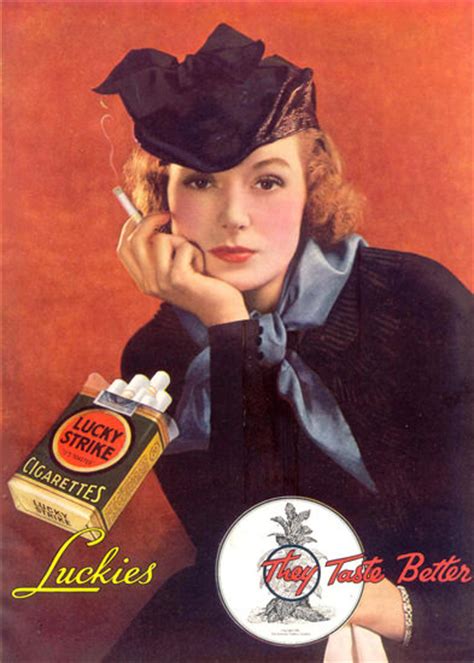 Lucky Strike Luckies Girl 1935 Cigarettes Mad Men Art Vintage Ad