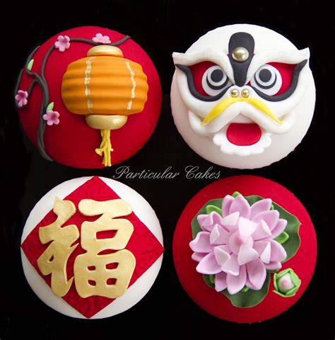 Why not set out some simple crafts that will keep them busy and stop. Lunar new year Desserts - Chinese New Year Cupcakes... #Lunarnew #yearDesserts | New year's ...