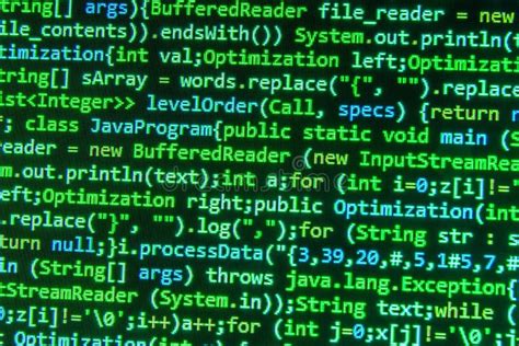 Coding Programming Source Code Screen Stock Photo Image Of Banner