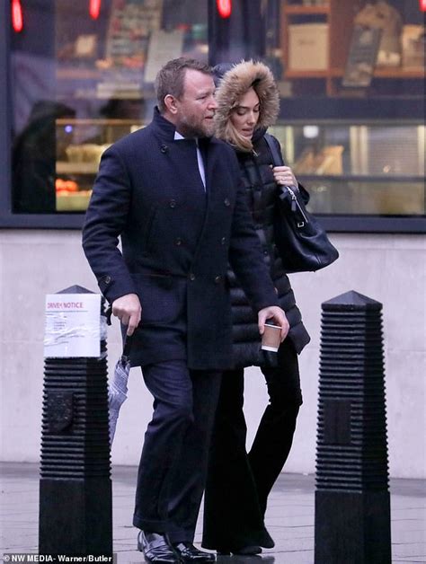 Guy Ritchie And Jacqui Ainsley Wrap Up Warm As They Hit The