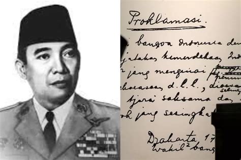 Sejarah Lahirnya Teks Proklamasi Kemerdekaan Indonesia Ini Tulisan