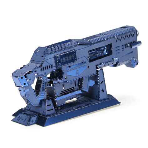 How to use cold blue. mu bghn-1 3d diy metal gun puzzle blue model collection toy 100*35*15mm Sale - Banggood.com