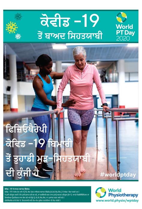 World Pt Day 2020 Posters Punjabi Fisioterapi Donya