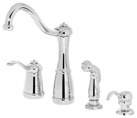 Kitchen faucet is an essential part of the kitchen, it is frequently ignored. Pfister LG26-4NCC Marielle Single-Handle Kitchen Faucet, 4 ...
