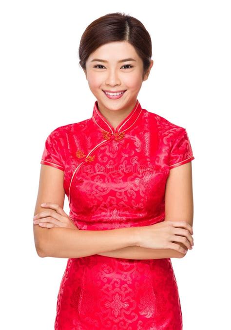 Woman Chinese Traditional Dresses Stock Image Image Of Female