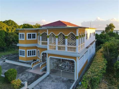 Two Story House Design In Jamaica Jamaican Two Story House Modern House